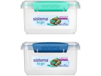Sistema® TO GO™ Ételtároló doboz evőeszközzel 1,2 l, vegyes színek